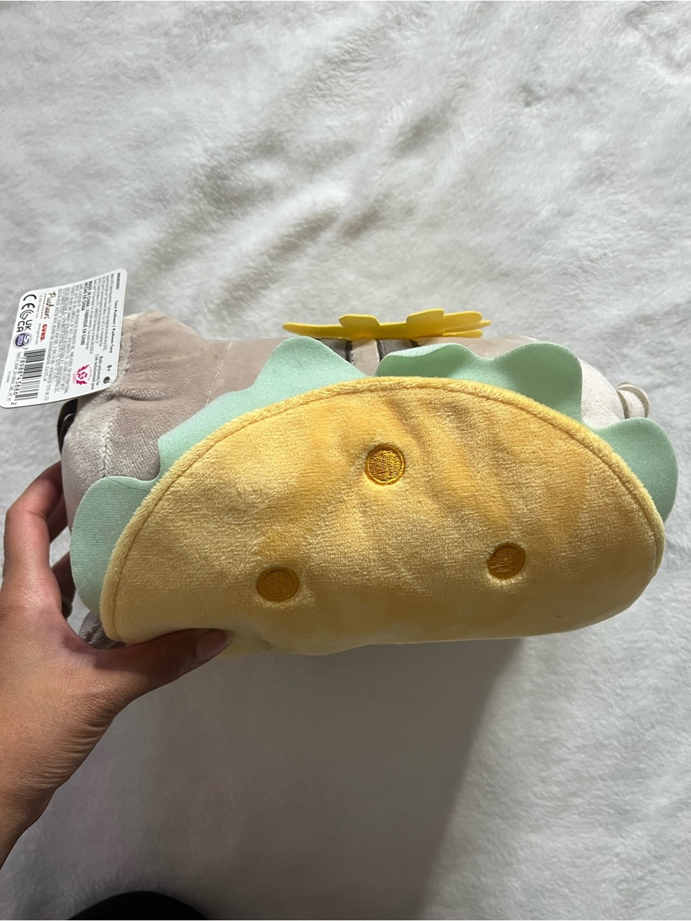 Pusheen Gray Pusheen Taco with lettuce and cheese cute cat plush - Picture 10 of 12